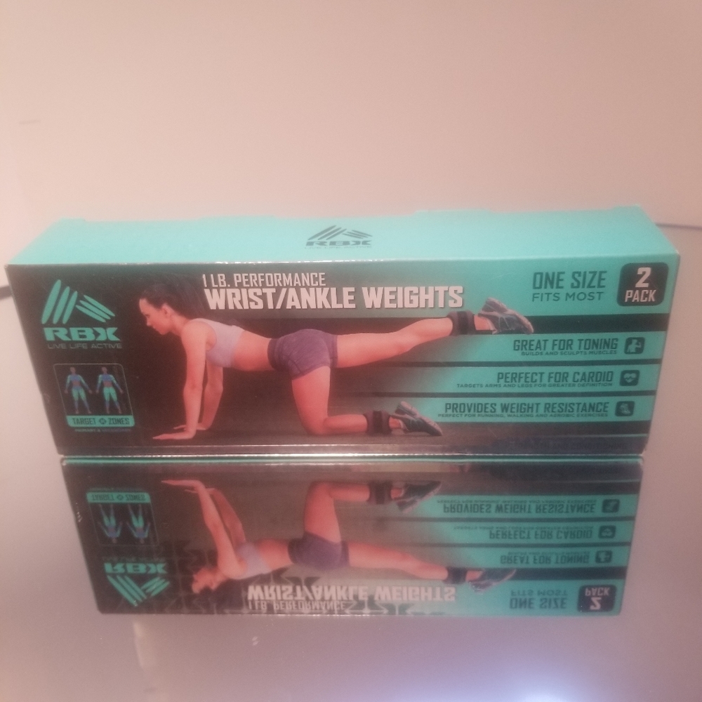 ✨Reebok 1 LB. Performance Wrist/Ankle Weights Gray